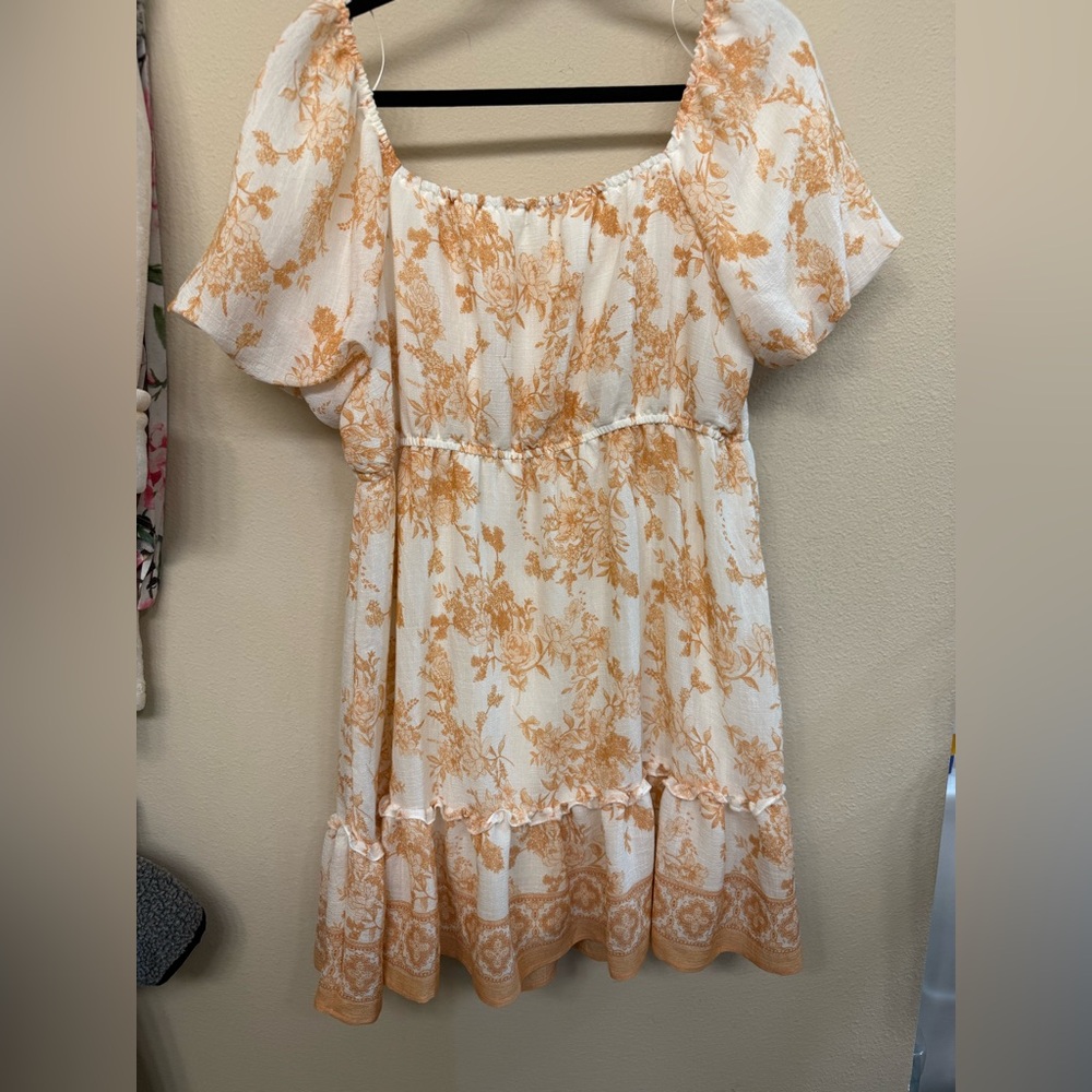 🎉🎉Floral Puff Sleeve Dress